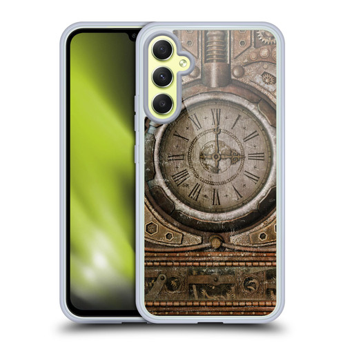 Simone Gatterwe Steampunk Grunge Clock Soft Gel Case for Samsung Galaxy A34 5G