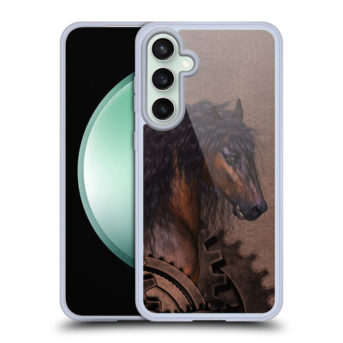 Simone Gatterwe Steampunk Horse Soft Gel Case for Samsung Galaxy S23 FE 5G & MagSafe