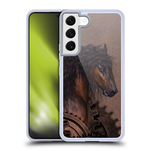 Simone Gatterwe Steampunk Horse Soft Gel Case for Samsung Galaxy S22 5G & MagSafe