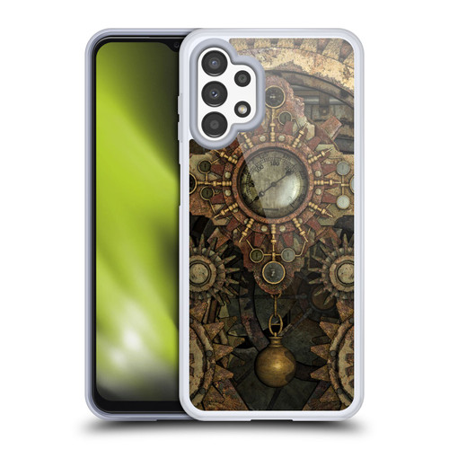 Simone Gatterwe Steampunk Rusty Vintage Gears Soft Gel Case for Samsung Galaxy A13 (2022)
