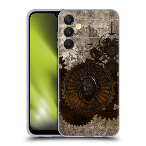 Simone Gatterwe Steampunk Letter Soft Gel Case for Samsung Galaxy A25 5G