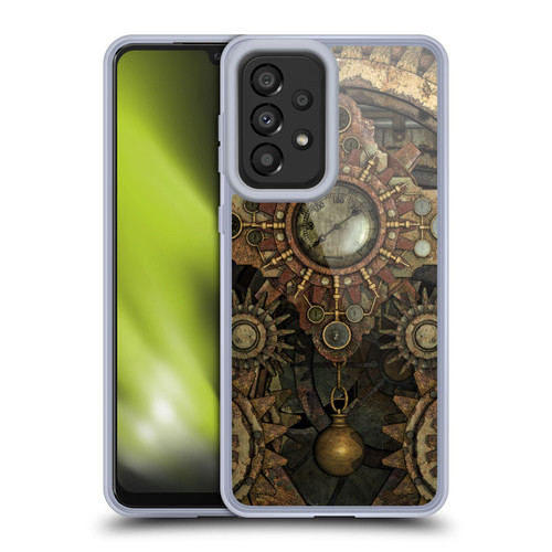Simone Gatterwe Steampunk Rusty Vintage Gears Soft Gel Case for Samsung Galaxy A33 5G (2022)
