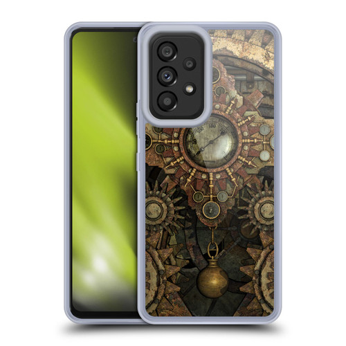 Simone Gatterwe Steampunk Rusty Vintage Gears Soft Gel Case for Samsung Galaxy A53 5G (2022)