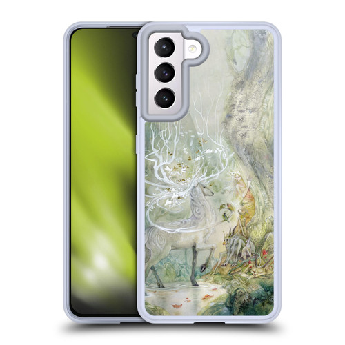 Stephanie Law Stag Sonata Cycle Scherzando Soft Gel Case for Samsung Galaxy S21 5G & MagSafe