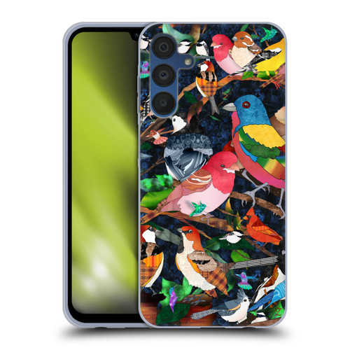 Suzan Lind Birds Medley 1 Soft Gel Case for Samsung Galaxy A15 & MagSafe