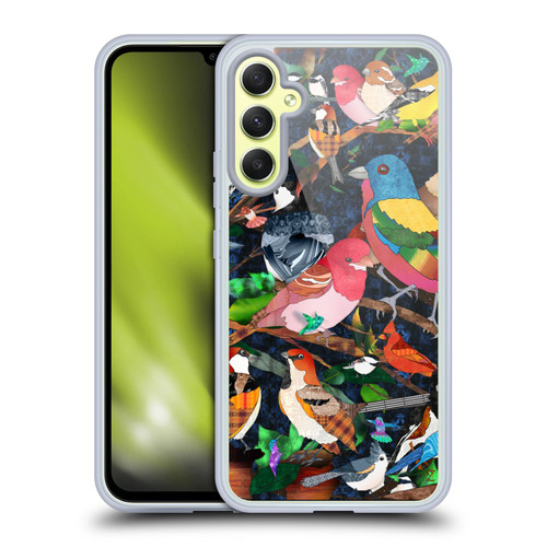 Suzan Lind Birds Medley 1 Soft Gel Case for Samsung Galaxy A34 5G