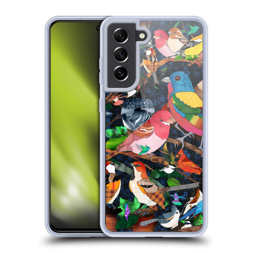 Suzan Lind Birds Medley 1 Soft Gel Case for Samsung Galaxy S21 FE 5G & MagSafe