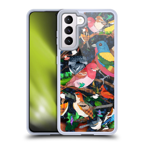 Suzan Lind Birds Medley 1 Soft Gel Case for Samsung Galaxy S21 5G & MagSafe