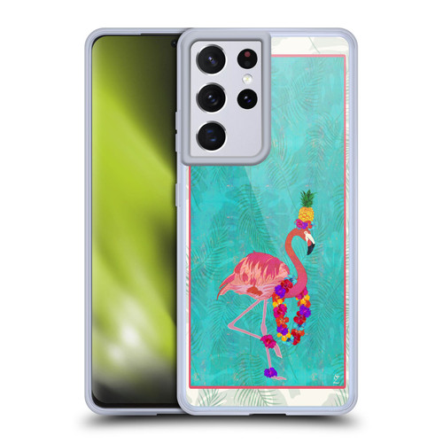 Suzan Lind Birds Flamingo Soft Gel Case for Samsung Galaxy S21 Ultra 5G & MagSafe