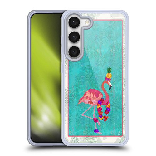 Suzan Lind Birds Flamingo Soft Gel Case for Samsung Galaxy S23 5G & MagSafe