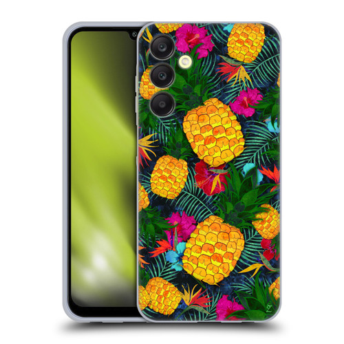Suzan Lind Colours & Patterns Tropical Pineapple Soft Gel Case for Samsung Galaxy A25 5G