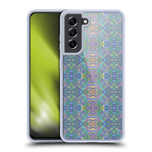 Suzan Lind Colours & Patterns Iridescence Soft Gel Case for Samsung Galaxy S21 FE 5G & MagSafe