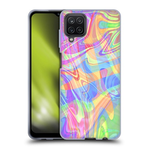 Suzan Lind Marble Light Rainbow Soft Gel Case for Samsung Galaxy A12 (2020)