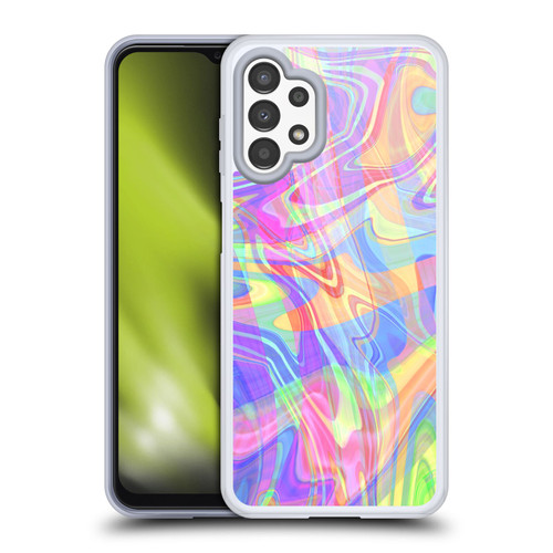 Suzan Lind Marble Light Rainbow Soft Gel Case for Samsung Galaxy A13 (2022)
