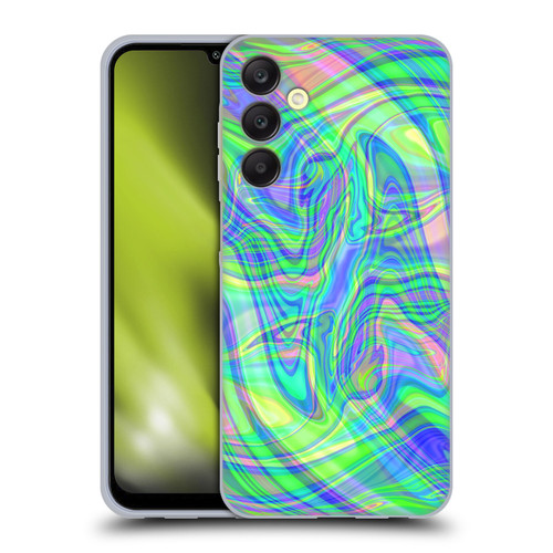 Suzan Lind Marble Green Purple Soft Gel Case for Samsung Galaxy A25 5G