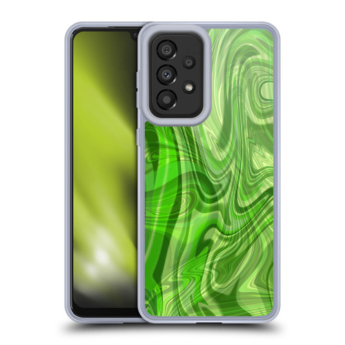 Suzan Lind Marble Green Soft Gel Case for Samsung Galaxy A33 5G (2022)