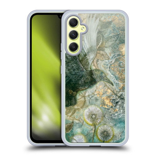 Stephanie Law Birds Detached Shadow Soft Gel Case for Samsung Galaxy A34 5G