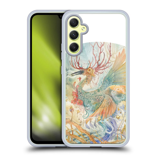 Stephanie Law Birds Phoenix 2 Soft Gel Case for Samsung Galaxy A34 5G