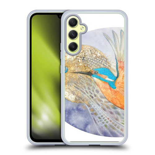 Stephanie Law Birds Kingfisher Soft Gel Case for Samsung Galaxy A34 5G