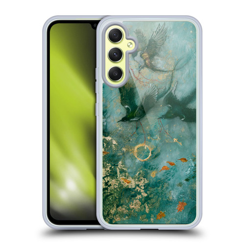 Stephanie Law Birds Three Fates Soft Gel Case for Samsung Galaxy A34 5G