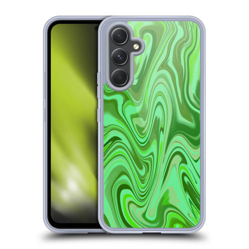 Suzan Lind Marble Light Green Soft Gel Case for Samsung Galaxy A54 5G