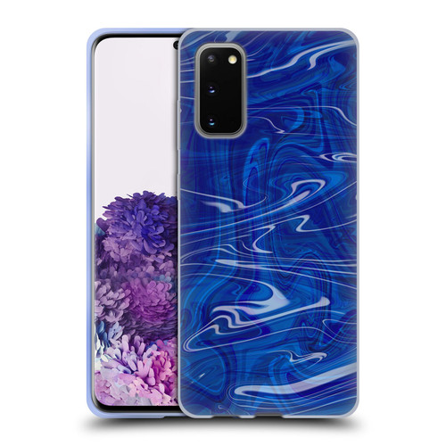 Suzan Lind Marble Dark Blue Soft Gel Case for Samsung Galaxy S20 / S20 5G