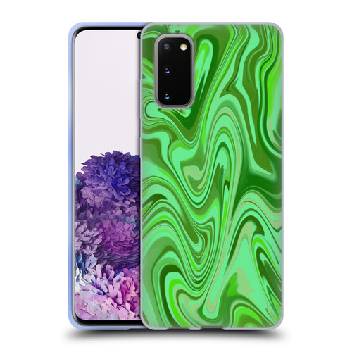 Suzan Lind Marble Light Green Soft Gel Case for Samsung Galaxy S20 / S20 5G