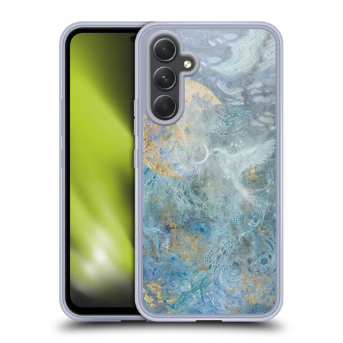 Stephanie Law Birds Silvers Of The Moon Soft Gel Case for Samsung Galaxy A54 5G