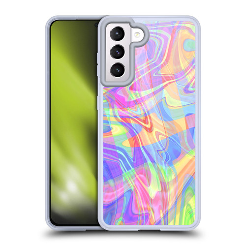 Suzan Lind Marble Light Rainbow Soft Gel Case for Samsung Galaxy S21 5G & MagSafe