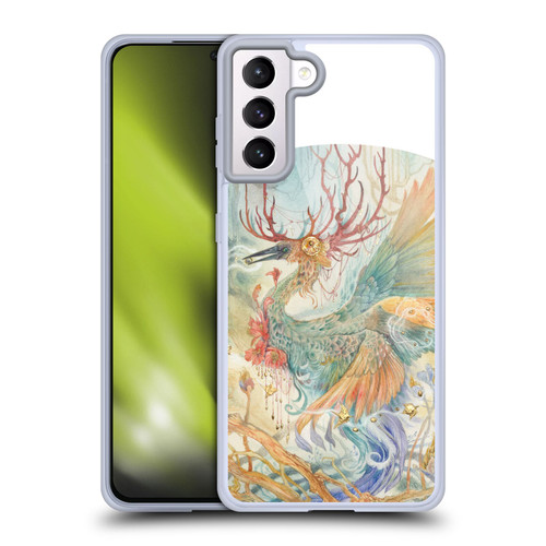Stephanie Law Birds Phoenix 2 Soft Gel Case for Samsung Galaxy S21+ 5G & MagSafe