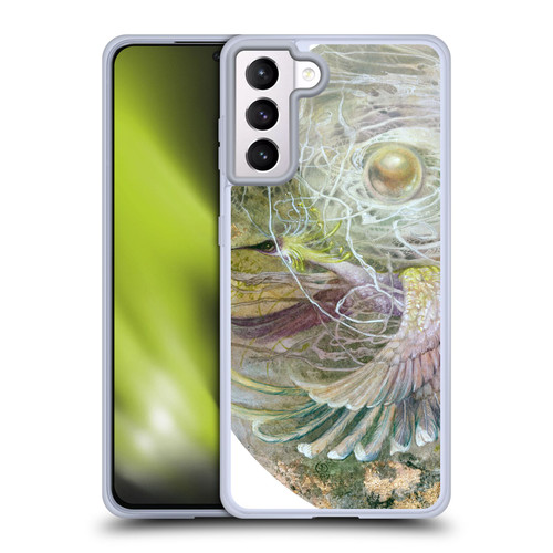 Stephanie Law Birds Unfurling Soft Gel Case for Samsung Galaxy S21+ 5G & MagSafe