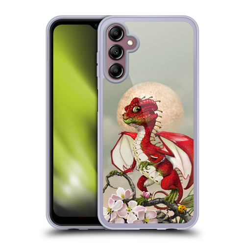Stanley Morrison Dragons 3 Red Fruit Garden Soft Gel Case for Samsung Galaxy A14 5G