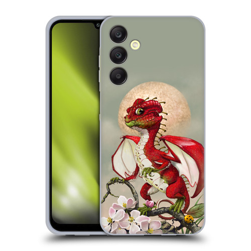 Stanley Morrison Dragons 3 Red Fruit Garden Soft Gel Case for Samsung Galaxy A25 5G