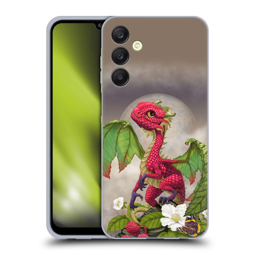 Stanley Morrison Dragons 3 Raspberry Garden Soft Gel Case for Samsung Galaxy A25 5G