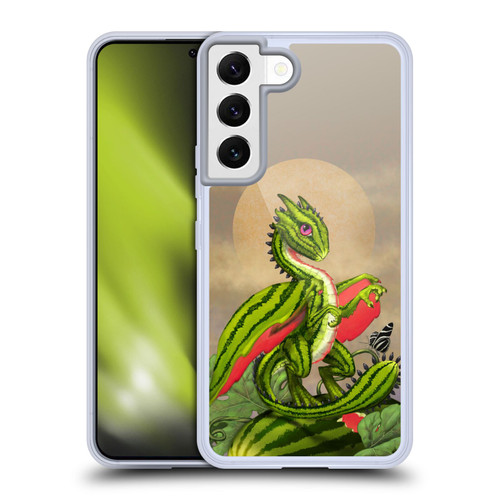 Stanley Morrison Dragons 3 Watermelon Garden Soft Gel Case for Samsung Galaxy S22 5G & MagSafe