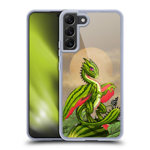 Stanley Morrison Dragons 3 Watermelon Garden Soft Gel Case for Samsung Galaxy S22+ 5G & MagSafe