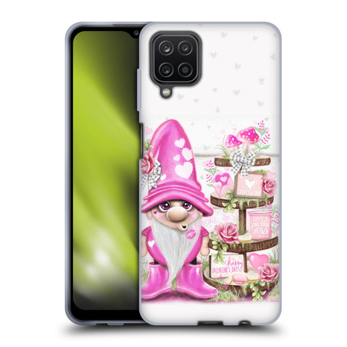 Sheena Pike Holiday Pink Valentine Gnome Soft Gel Case for Samsung Galaxy A12 (2020)