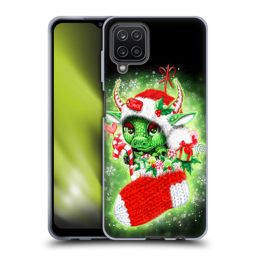 Sheena Pike Holiday Stocking Christmas Dragon Soft Gel Case for Samsung Galaxy A12 (2020)