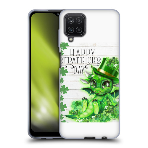 Sheena Pike Holiday St. Patrick Day Clover Dragon Soft Gel Case for Samsung Galaxy A12 (2020)