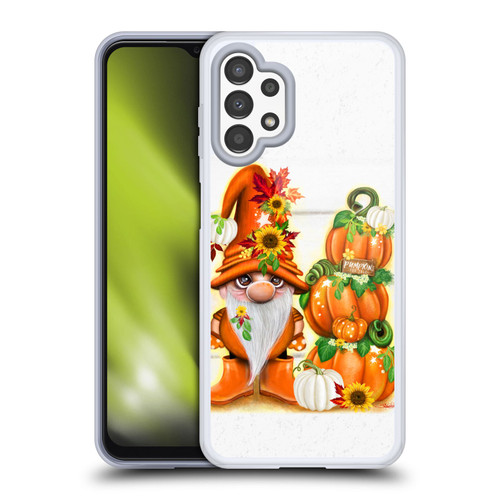 Sheena Pike Holiday Pumpkins For Sale Orange Gnome Soft Gel Case for Samsung Galaxy A13 (2022)