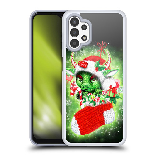 Sheena Pike Holiday Stocking Christmas Dragon Soft Gel Case for Samsung Galaxy A13 (2022)
