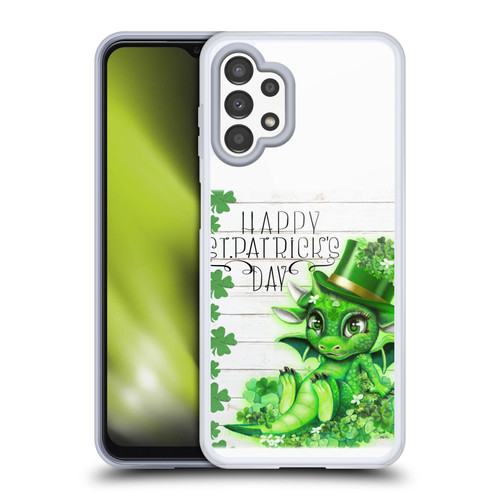 Sheena Pike Holiday St. Patrick Day Clover Dragon Soft Gel Case for Samsung Galaxy A13 (2022)