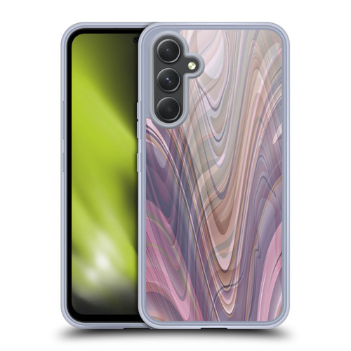Suzan Lind Marble Swirls Neutral Tones Soft Gel Case for Samsung Galaxy A54 5G