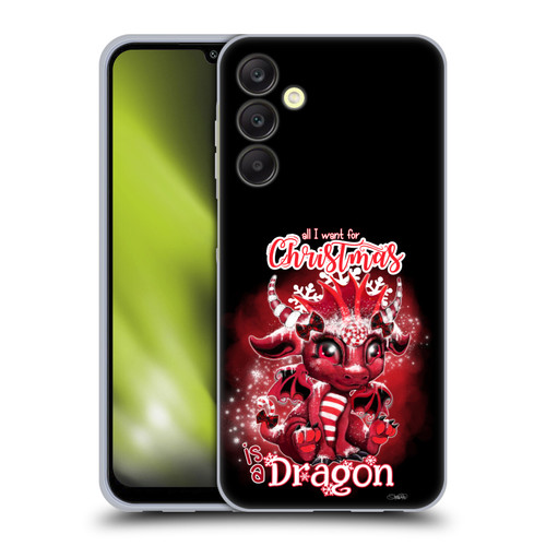 Sheena Pike Holiday I Want A Dragon For Christmas Soft Gel Case for Samsung Galaxy A25 5G