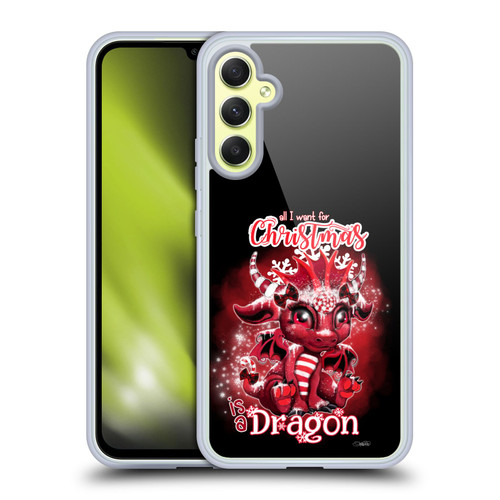 Sheena Pike Holiday I Want A Dragon For Christmas Soft Gel Case for Samsung Galaxy A34 5G