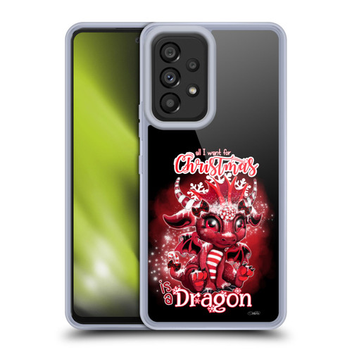 Sheena Pike Holiday I Want A Dragon For Christmas Soft Gel Case for Samsung Galaxy A53 5G (2022)