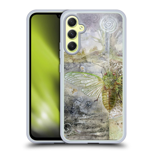 Stephanie Law Immortal Ephemera Cicada Soft Gel Case for Samsung Galaxy A34 5G