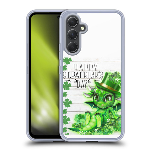 Sheena Pike Holiday St. Patrick Day Clover Dragon Soft Gel Case for Samsung Galaxy A54 5G
