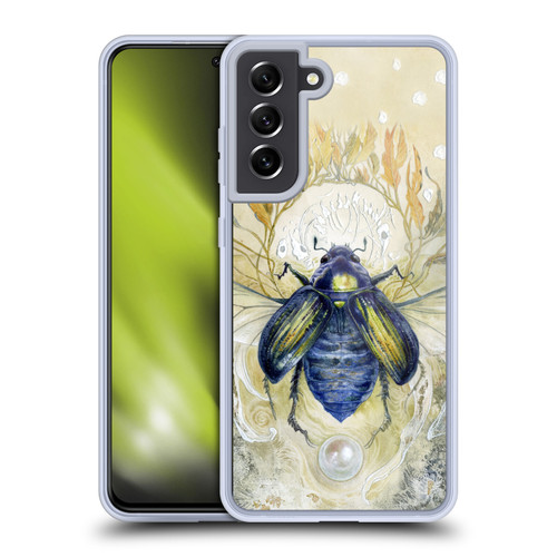 Stephanie Law Immortal Ephemera Scarab Soft Gel Case for Samsung Galaxy S21 FE 5G & MagSafe