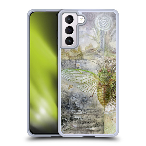 Stephanie Law Immortal Ephemera Cicada Soft Gel Case for Samsung Galaxy S21+ 5G & MagSafe